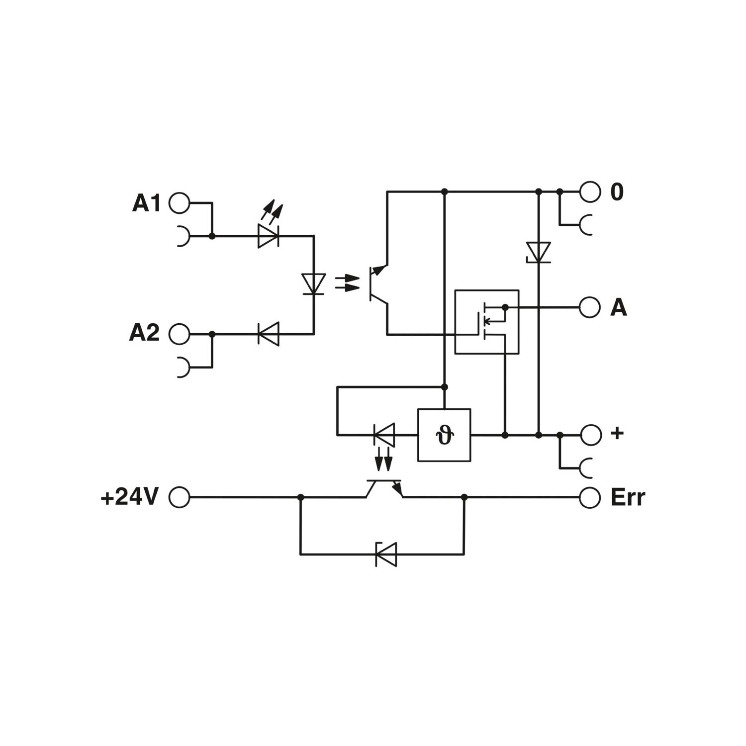 PLC-OSC- 24DC/ 24DC/ 10/R - 固态继电器模块