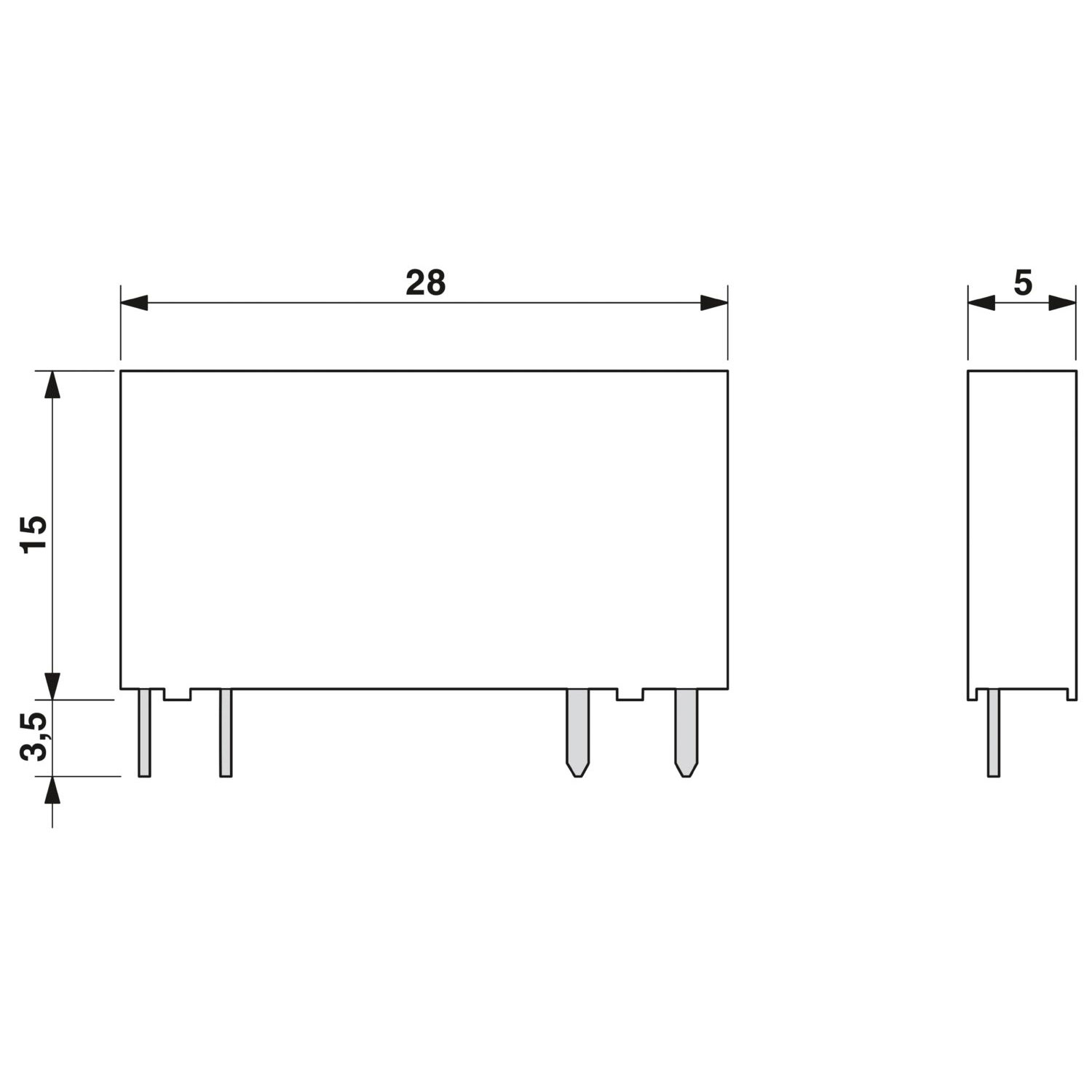 OPT-24DC/ 24DC/ 2 - 微型固态继电器