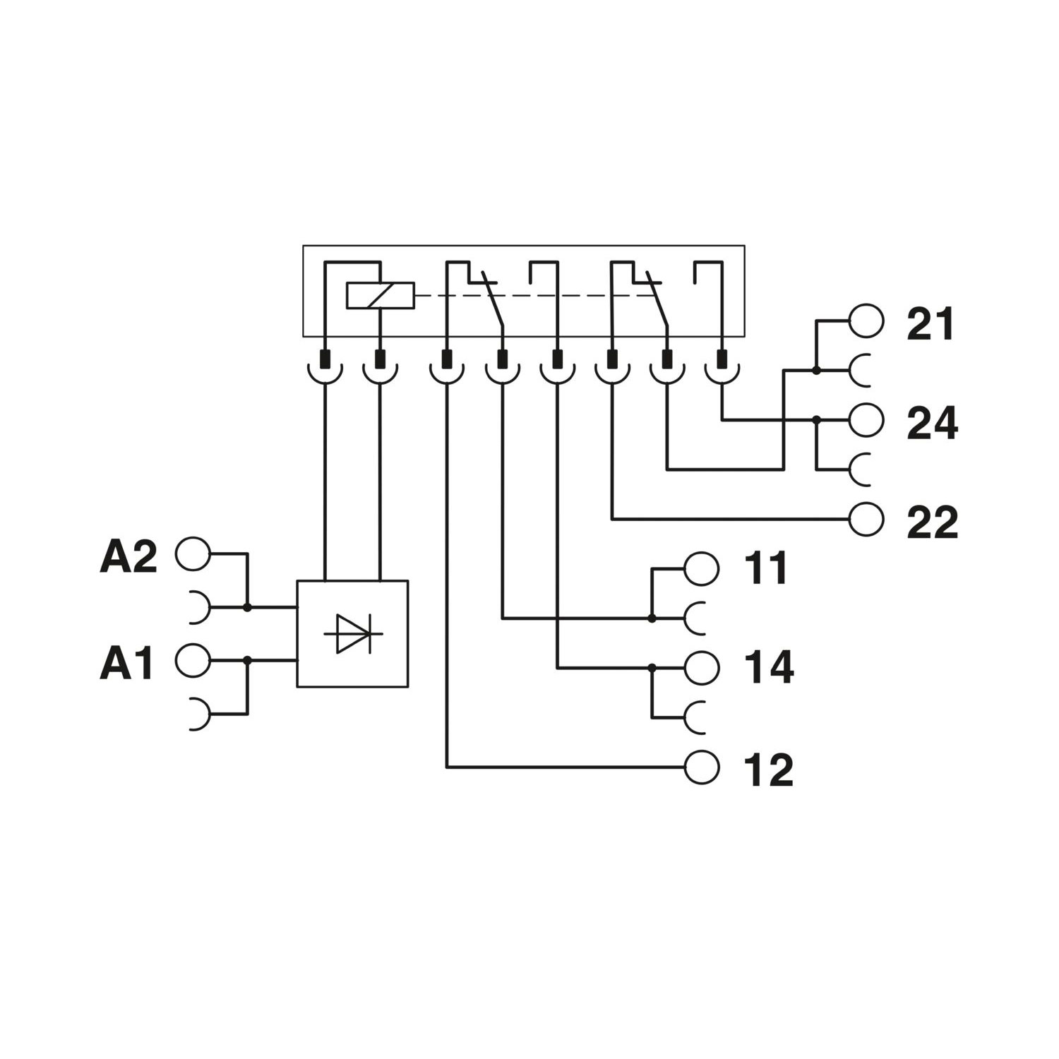 PLC-RPT-230UC/21-21 - 继电器模块