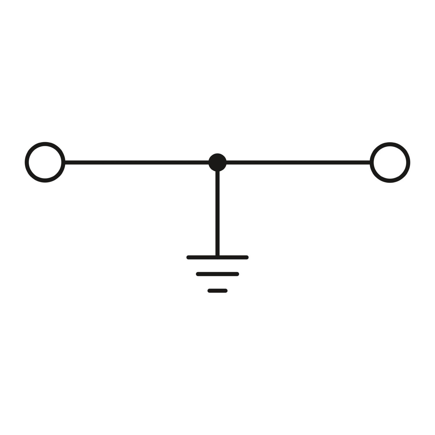 USLKG 2,5 N - 接地端子