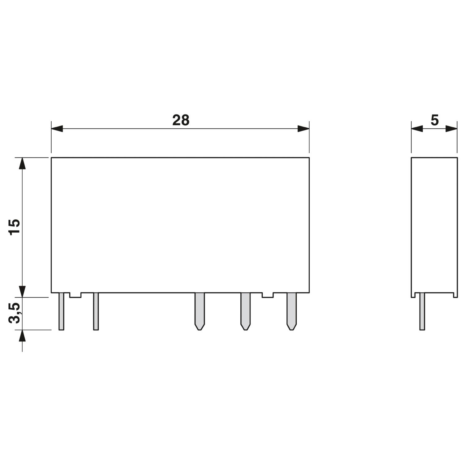 REL-MR- 12DC/21 - 单个继电器