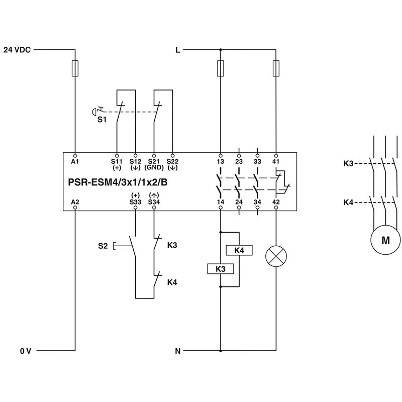 PSR-SCP- 24UC/ESM4/3X1/1X2/B - 安全继电器