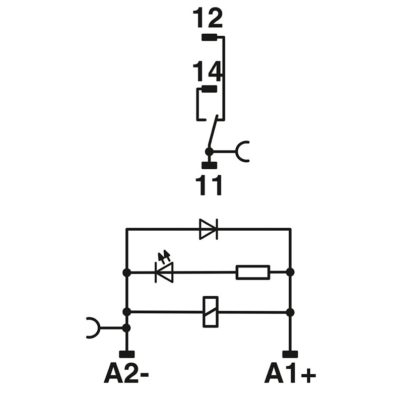 RIF-0-RPT-12DC/21 - 继电器模块