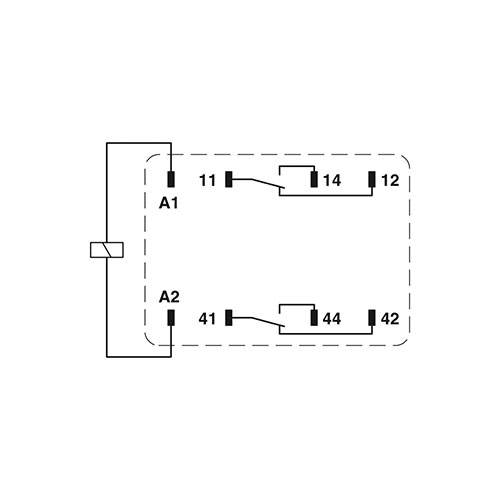 REL-IR2/LDP- 24DC/2X21 - 单个继电器