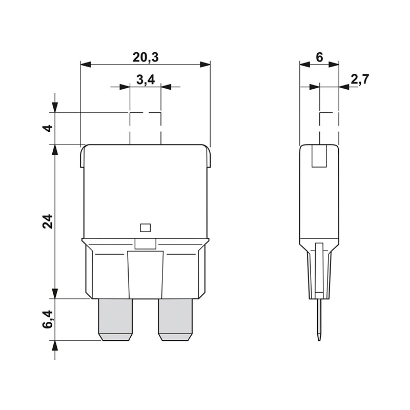 TCP 15/DC32V - 热磁设备断路器