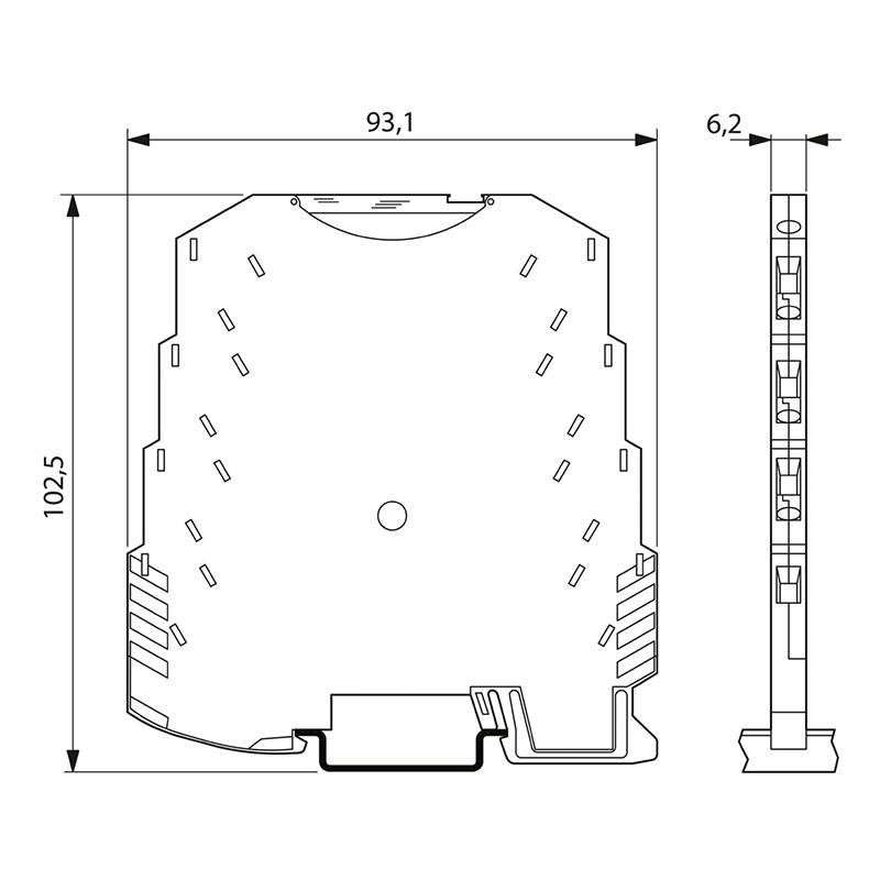 MINI MCR-BL-PT100-I-NC - 温度测量变送器