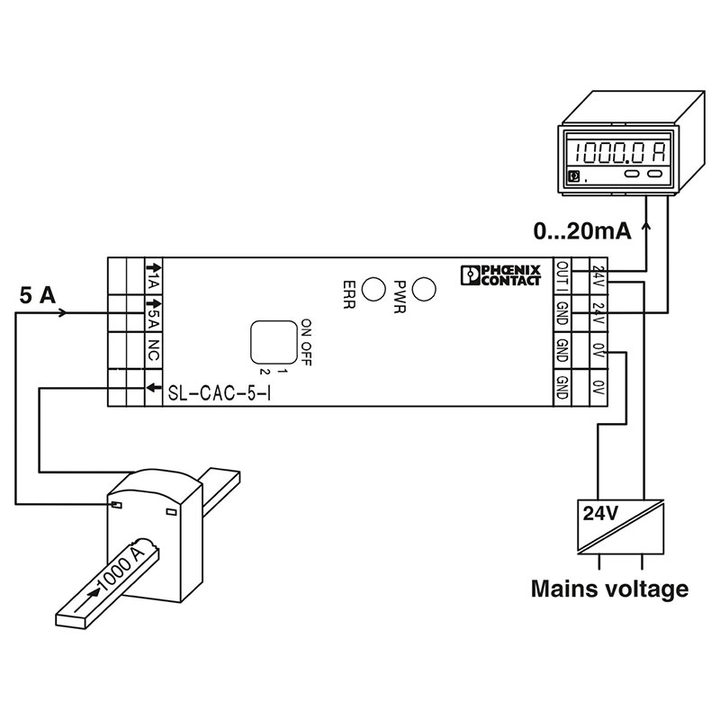 MACX MCR-SL-CAC- 5-I-UP - 电流变送器