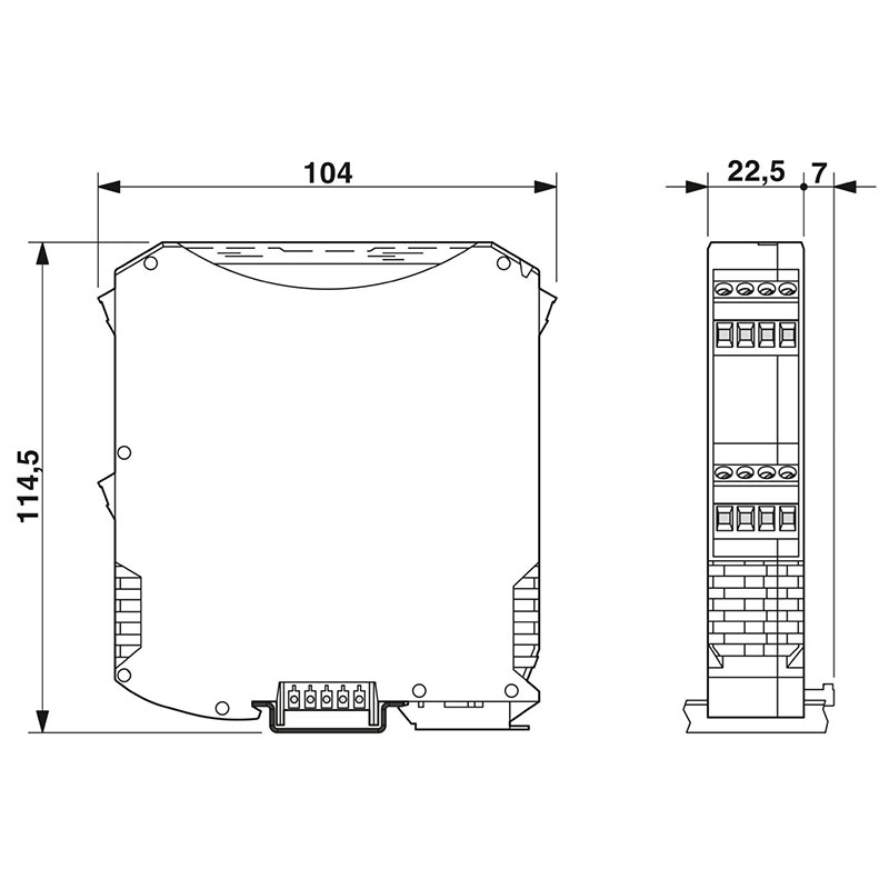 MACX MCR-SL-CAC- 5-I-UP - 电流变送器