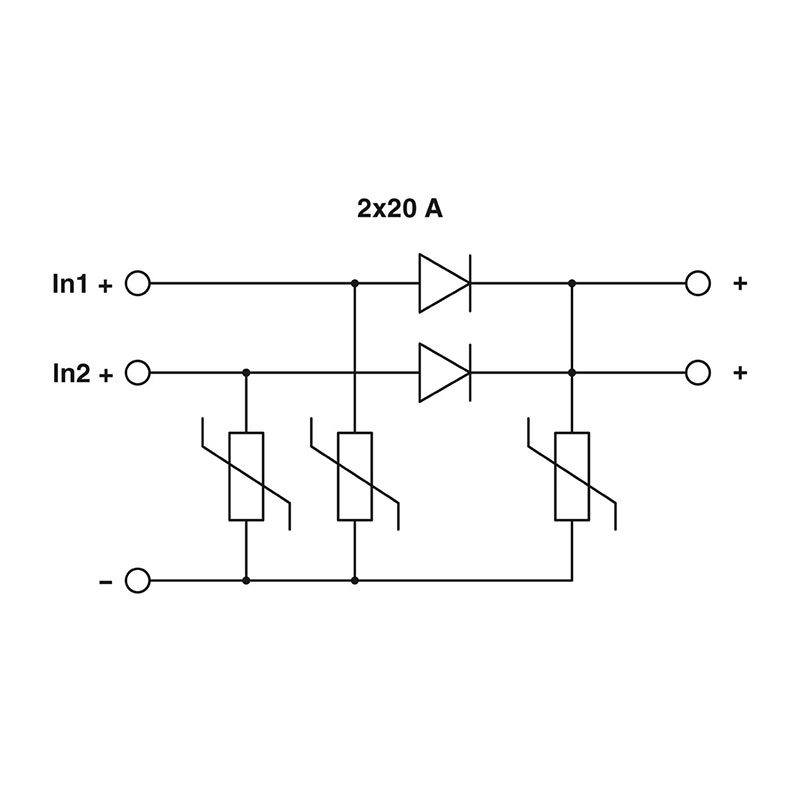 TRIO2-DIODE/12-24DC/2X20/1X40 - 冗余模块