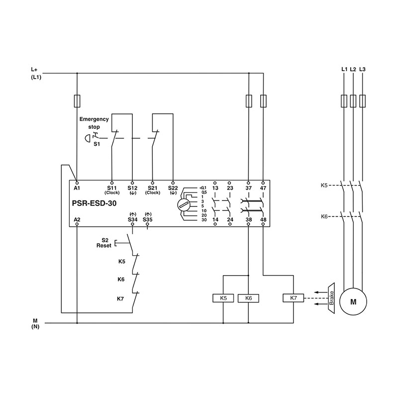 PSR-SCP- 24UC/ESA2/4X1/1X2/B - 安全继电器