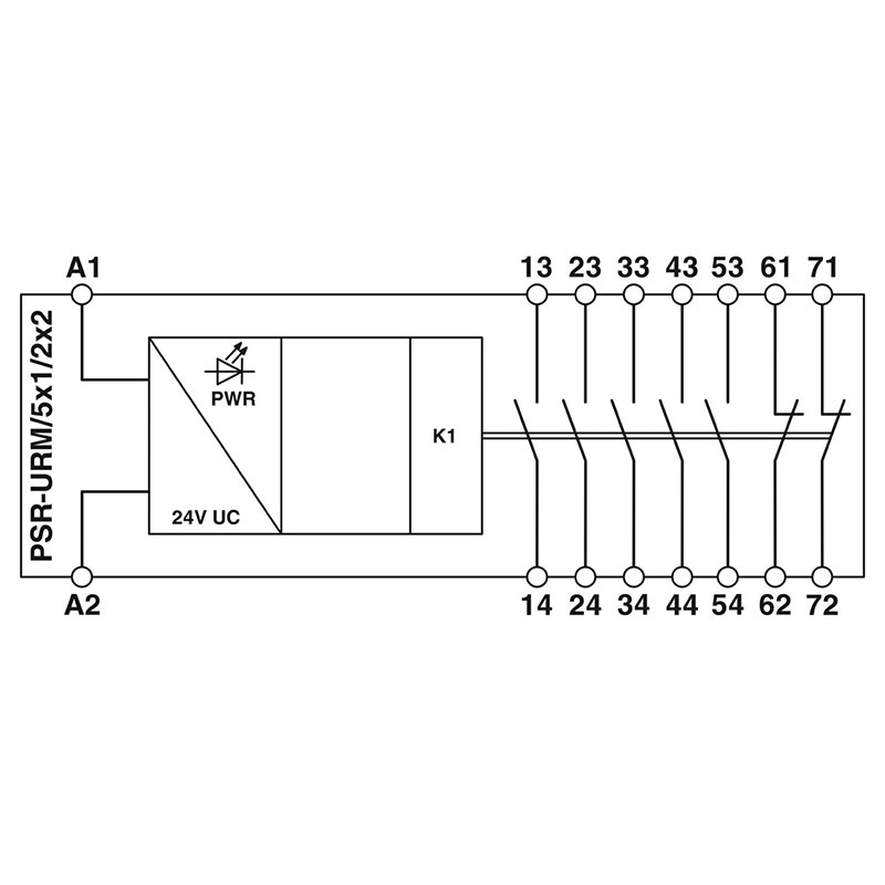 PSR-SCP- 24UC/URM/5X1/2X2 - 耦合继电器