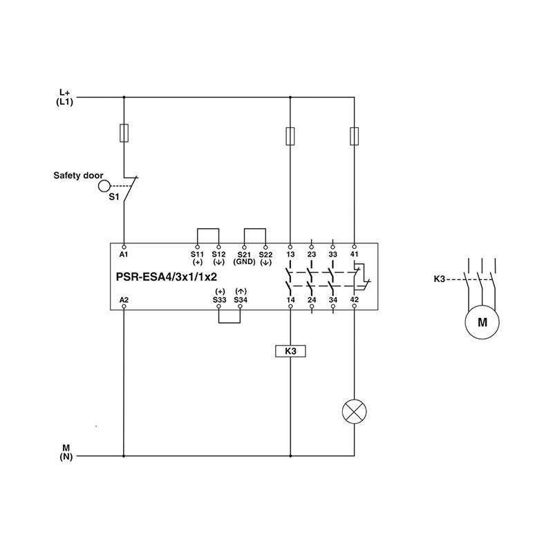 PSR-SPP- 24UC/ESA4/3X1/1X2/B - 安全继电器