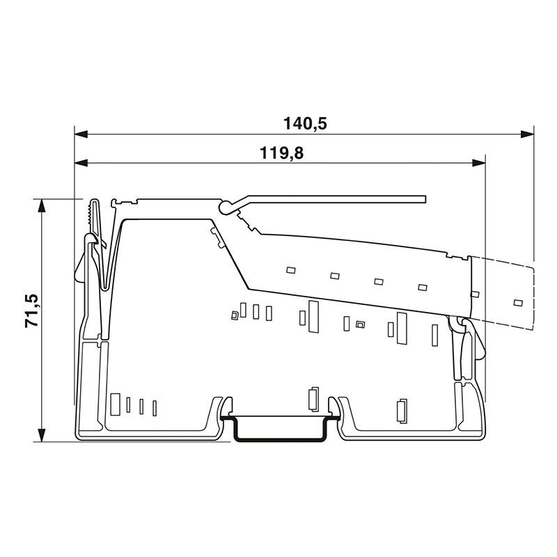 IB IL 24 PWR IN/F-PAC - 电源模块