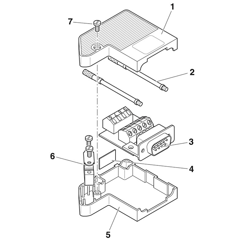 SUBCON 9/M-SH - D-SUB总线连接器