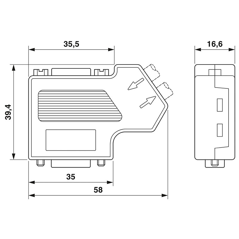 SUBCON-PLUS-CAN/PG - D-SUB总线连接器