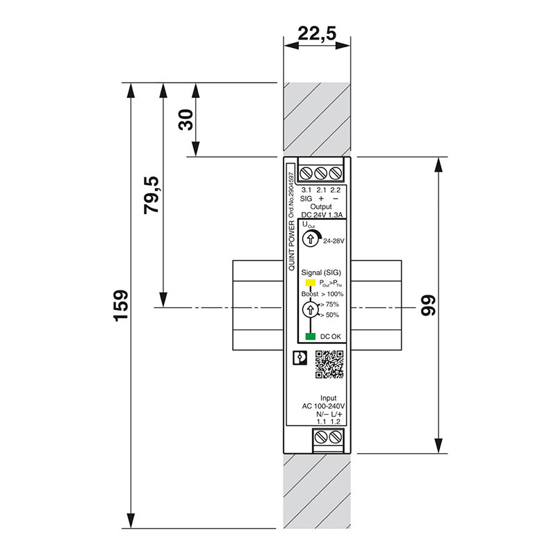 QUINT4-PS/1AC/24DC/1.3/SC - 电源