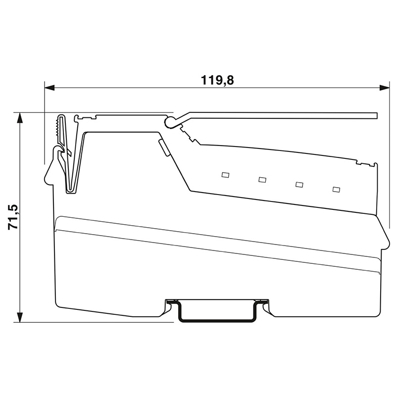 IL PN BK DI8 DO4 2TX-PAC - 总线耦合器