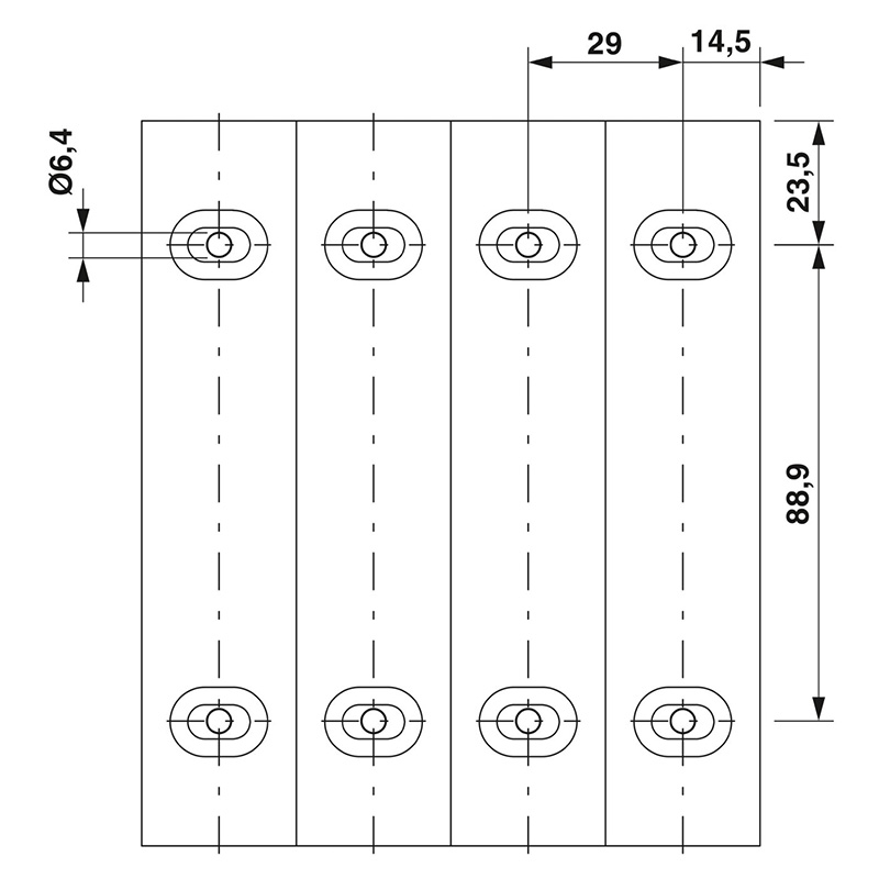 RBO 8-3L/N/FE - 螺栓接线端子