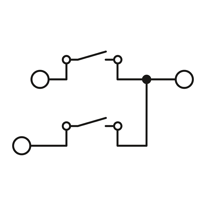 UDMTK 5-TWIN-P/P - 刀闸分断接线端子