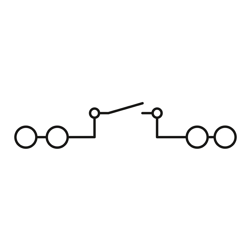 UDK 4-MTK-P/P BU - 刀闸分断接线端子