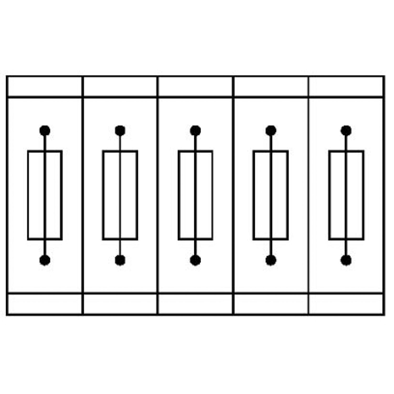 UKK 5-HESILED 24 (5X20) - 保险丝接线端子