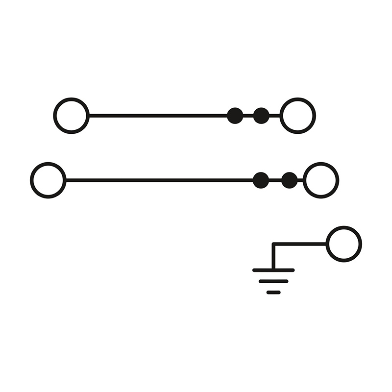 UTI 2,5-PE/L/L - 建筑安装用接地端子