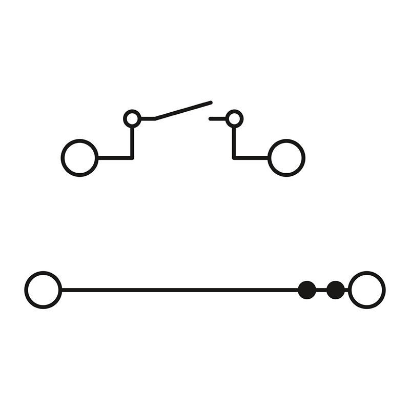 UTTB 2,5-MT-P/P - 刀闸分断接线端子