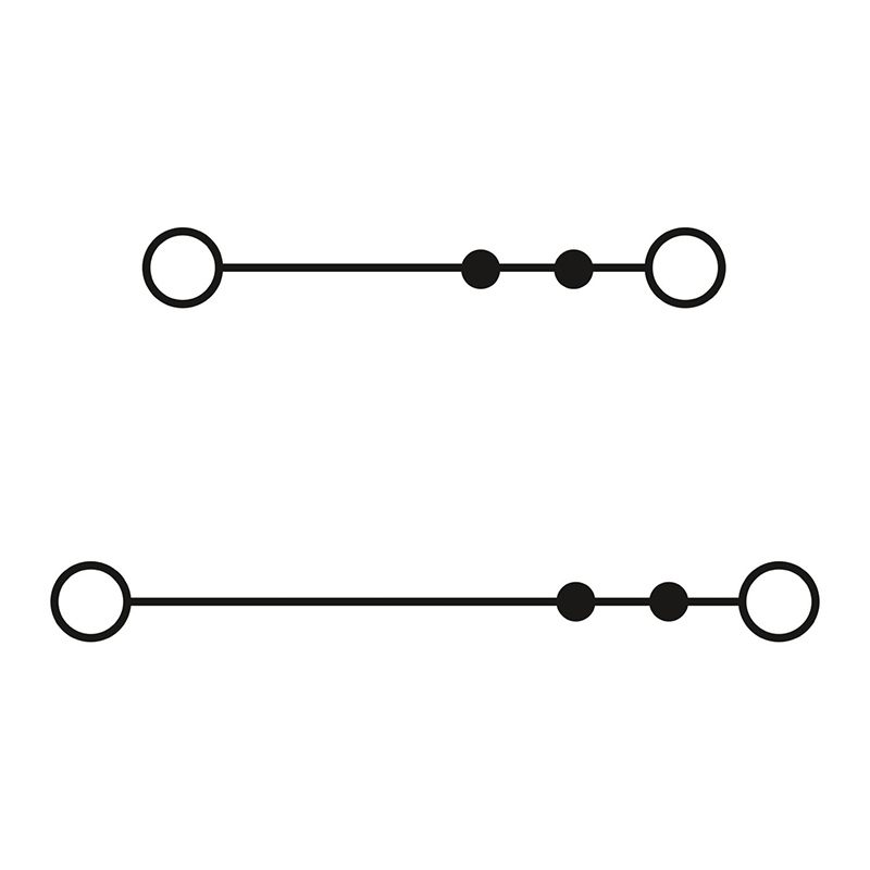 UTTB 2,5 - 双层接线端子