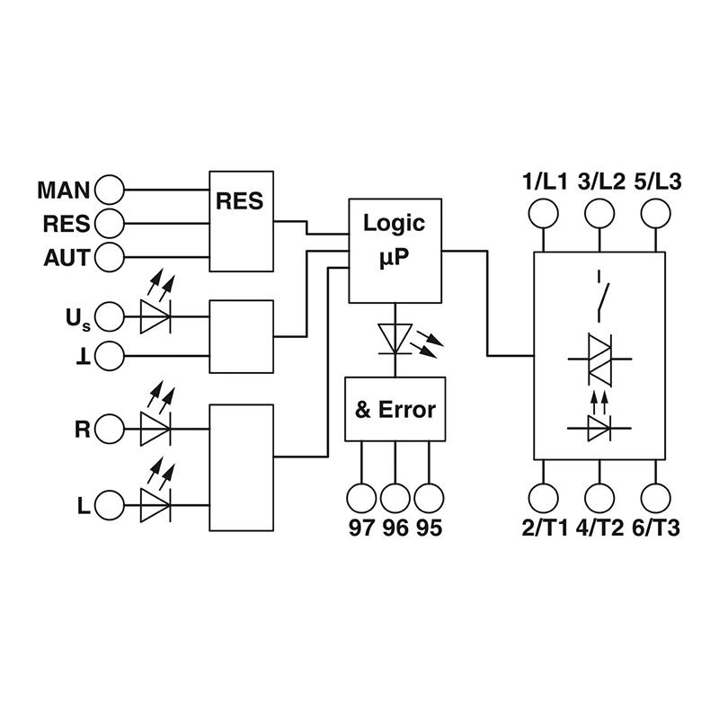 ELR H5-I-SC- 24DC/500AC-2 - 混合型电机起动器