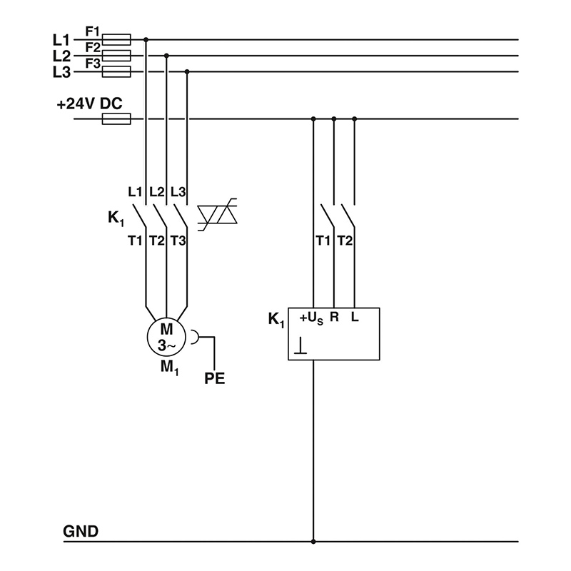 ELR H5-I-SC- 24DC/500AC-2 - 混合型电机起动器