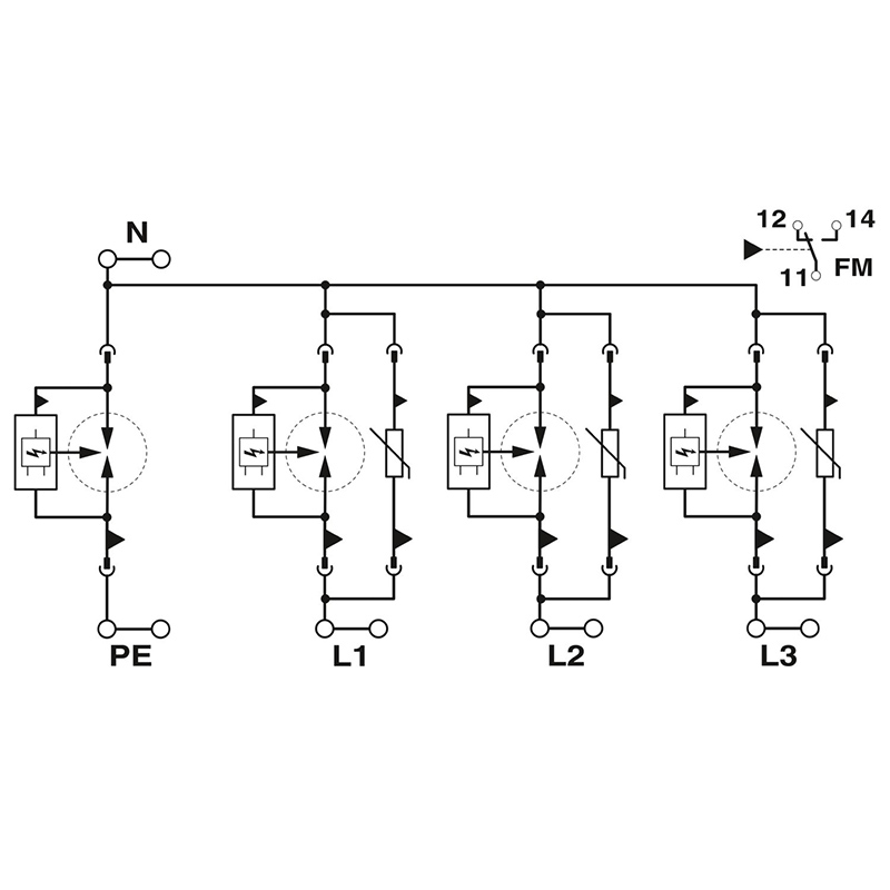 FLT-SEC-T1+T2-3S-350/25-FM - 1+2 类