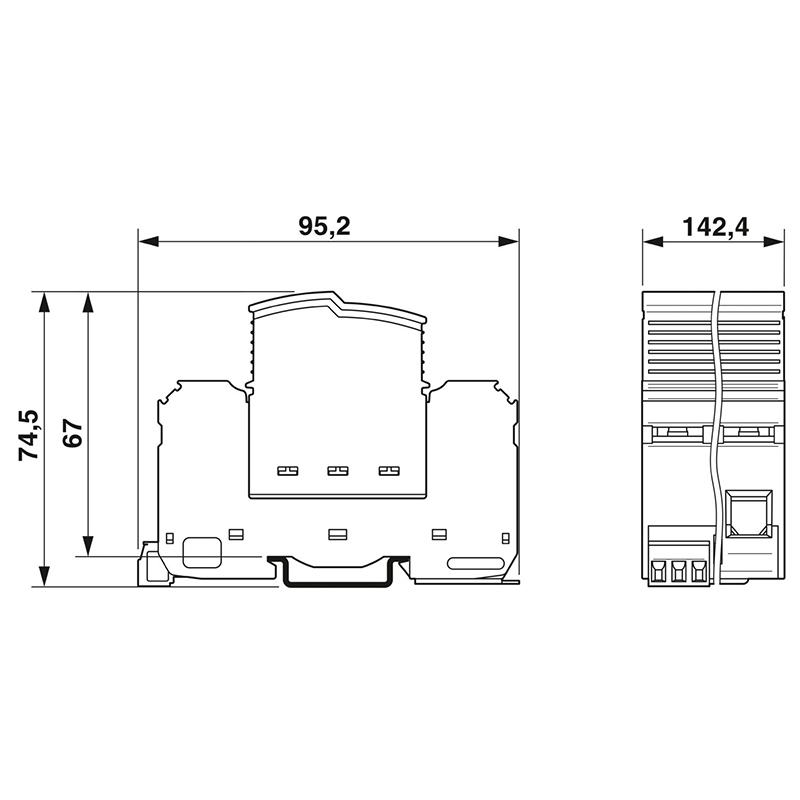 FLT-SEC-T1+T2-3S-350/25-FM - 1+2 类