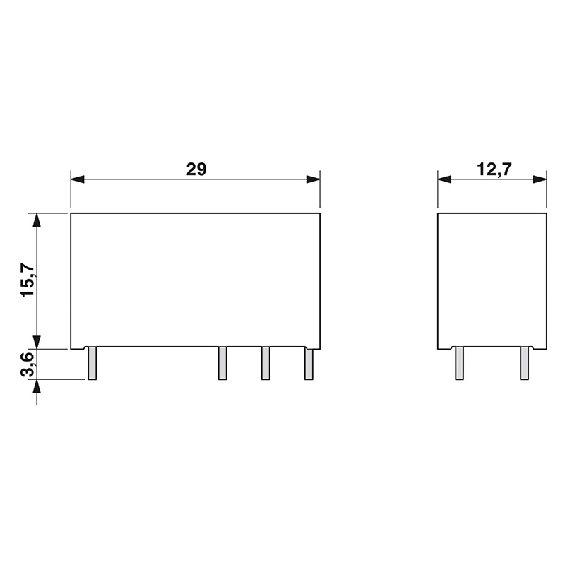 REL-MR-BL-110DC/21HC - 单个继电器