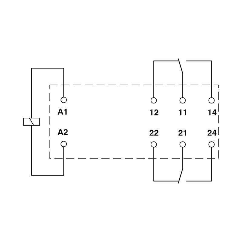 REL-MR-BL-115AC/21-21 - 单个继电器