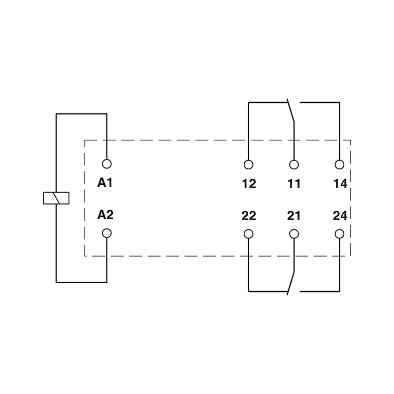 REL-MR-BL-110DC/21-21 - 单个继电器