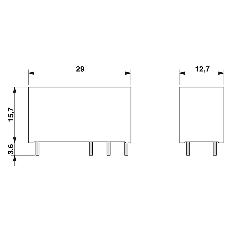 REL-MR-BL-115AC/21HC - 单个继电器