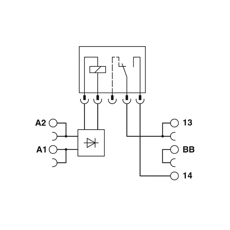 PLC-RPT- 24DC/ 1/ACT - 继电器模块