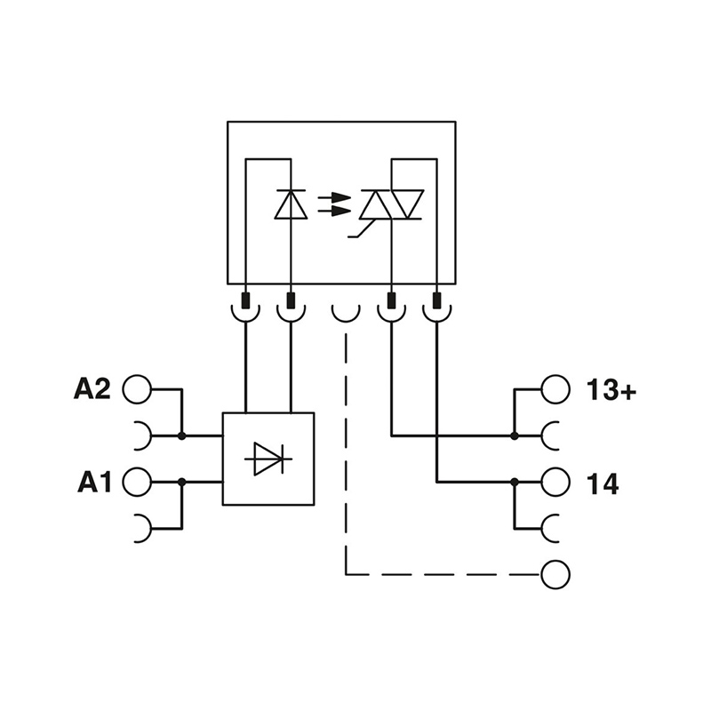 PLC-OPT- 24DC/230AC/1 - 固态继电器模块