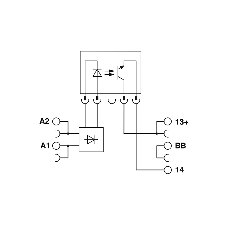 PLC-OSC- 5DC/ 24DC/ 2/ACT - 固态继电器模块