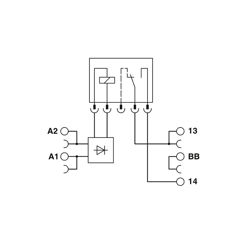 PLC-RSC- 24DC/ 1/MS/ACT - 继电器模块