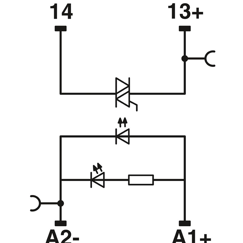 RIF-0-OPT-24DC/230AC/1 - 固态继电器模块