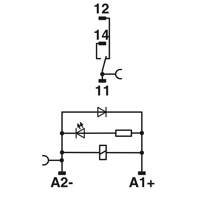 RIF-0-RPT-12DC/21AU - 继电器模块