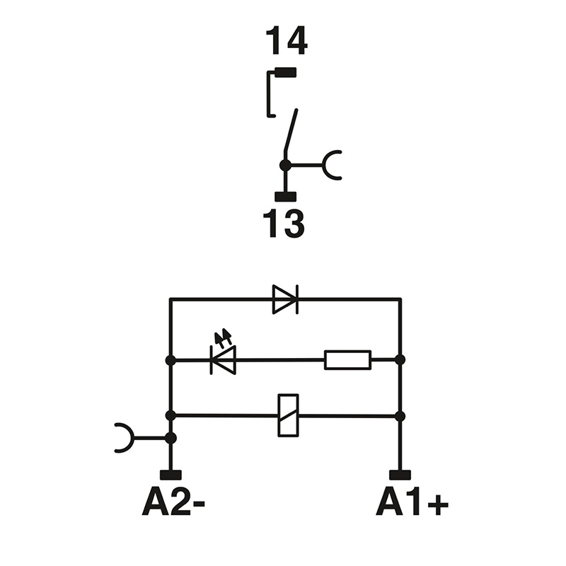 RIF-0-RPT-24DC/ 1AU - 继电器模块