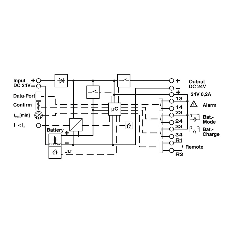 QUINT-UPS/ 24DC/ 24DC/ 5/1.3AH - 不间断电源