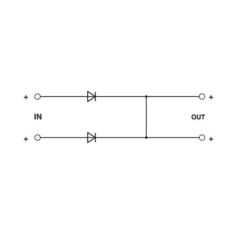 UNO-DIODE/5-24DC/2X10/1X20 - 冗余模块