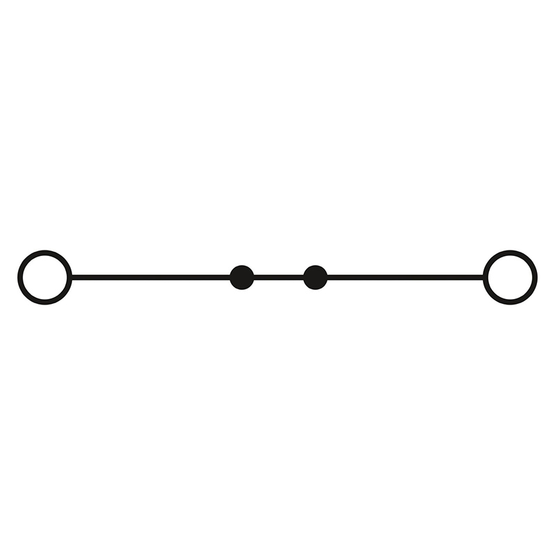 ST 2,5 BU - 直通式接线端子