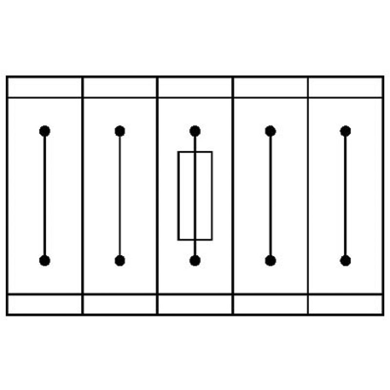 ST 4-HESILA 250 (5X20) - 保险丝接线端子