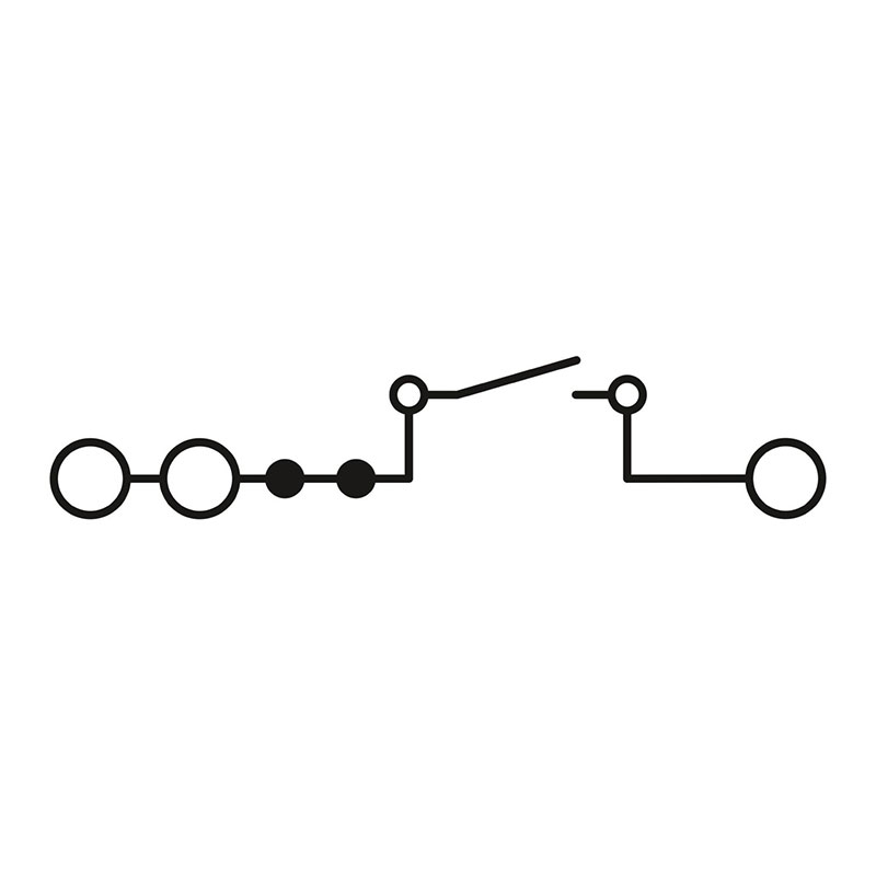 ST 2,5-TWIN-MT - 刀闸分断接线端子