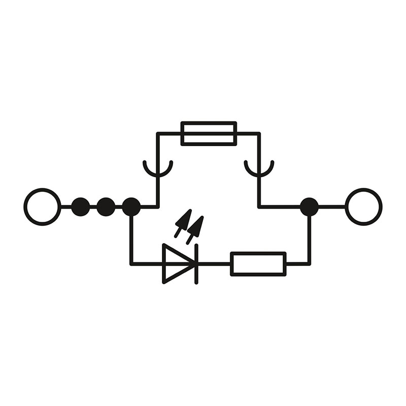 PT 6-FSI/C-LED 24 - 保险丝接线端子