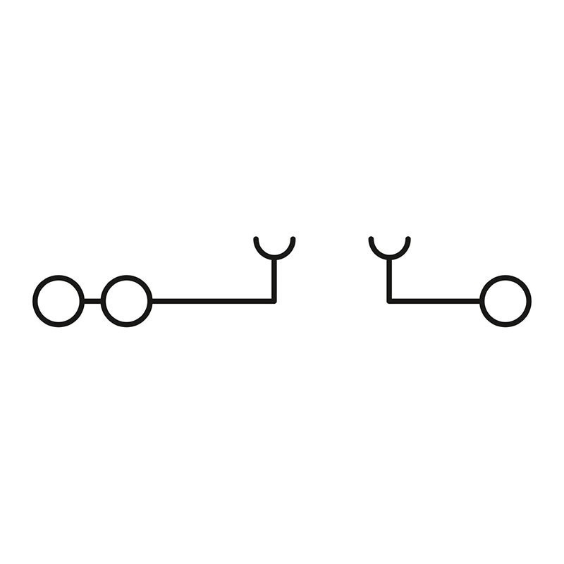 PTC 2,5-TWIN-TG - 分断接线端子